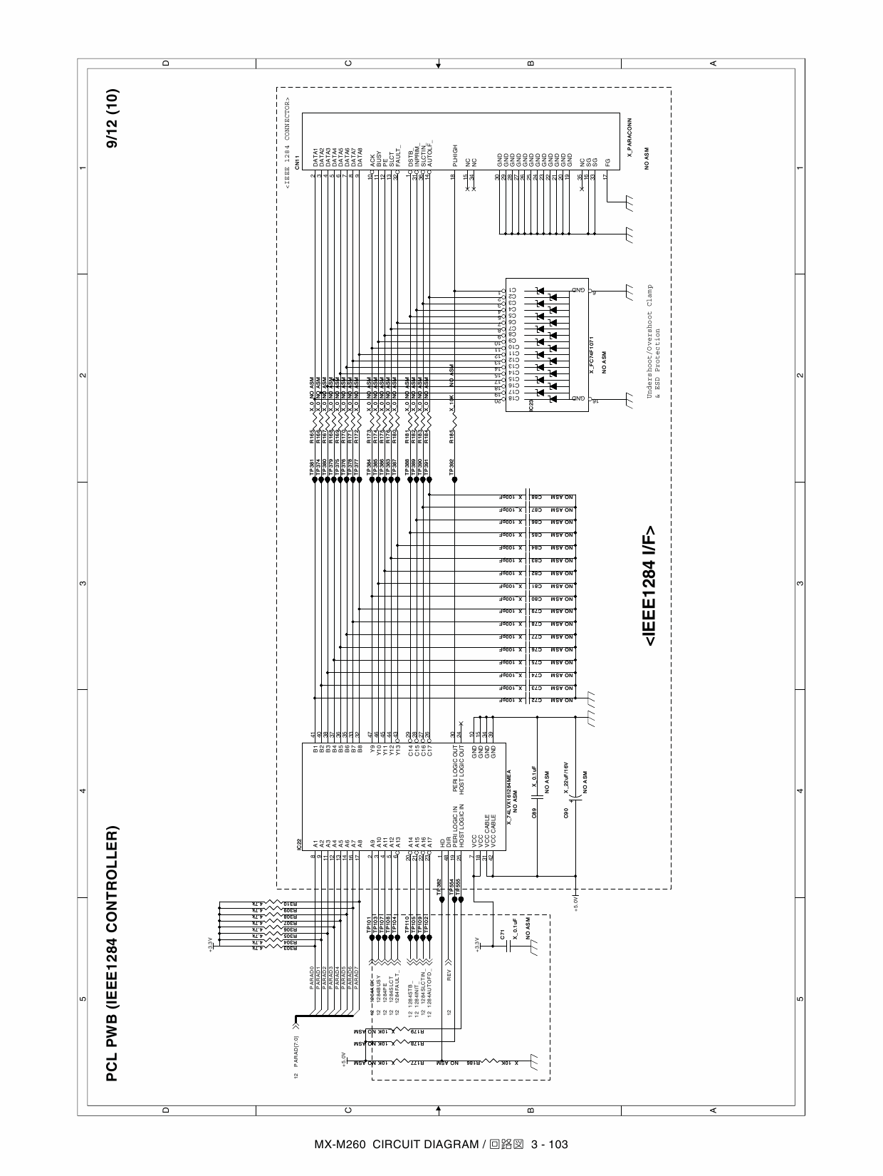 SHARP MX M260 M310 N FG FP Circuit Diagrams-6